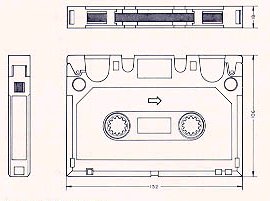 cassette size